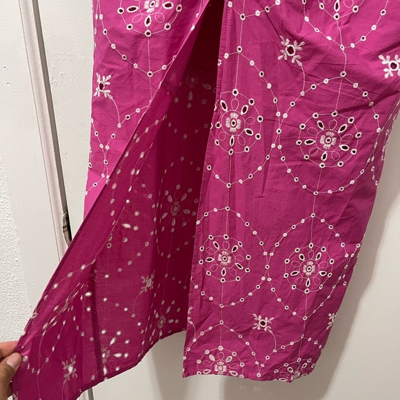 BRAND NEW ZARA EMBROIDERED EYELET SKIRT - Picture 9 of 13